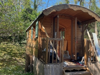 Restauration d'une roulotte
